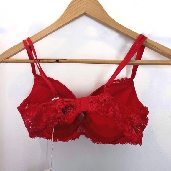 NWT La Perla | Red lace push-up bra - Picture 2 of 12
